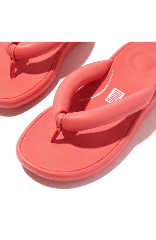 Fitflop Iqushion D-luxe Flip Flop In Rosy Coral