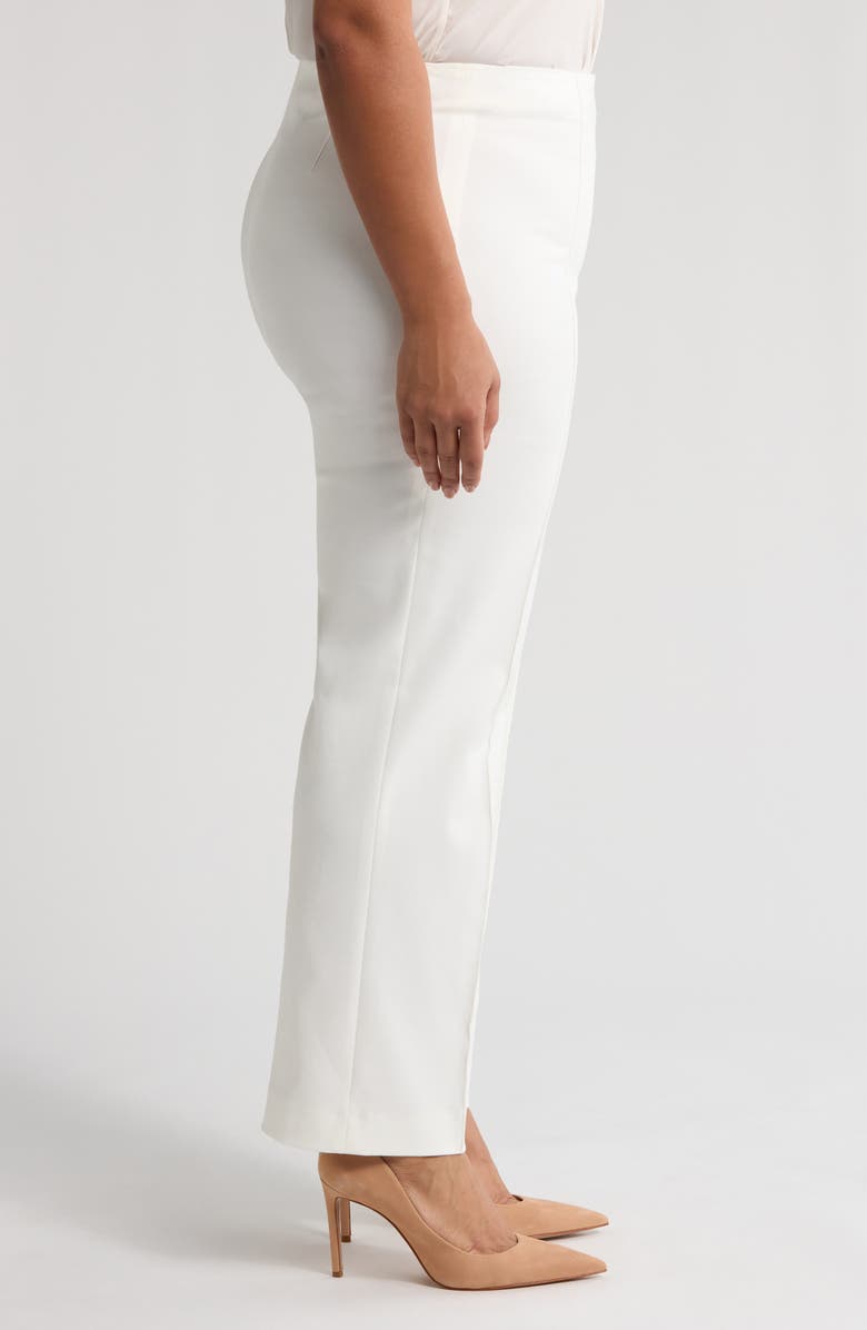 Anne Klein Pintuck High Waist Crop Trousers, Alternate, color, 