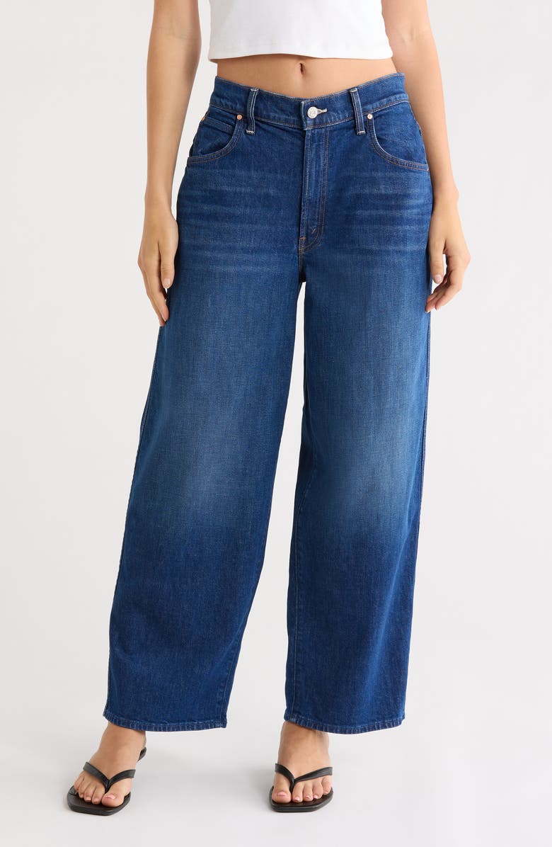 MOTHER The Delinquent High Waist Ankle Wide Leg Jeans, Main, color, Made In The Shade