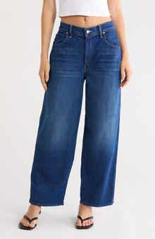 The Delinquent High Waist Ankle Wide Leg Jeans