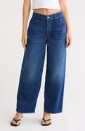 MOTHER The Delinquent High Waist Ankle Wide Leg Jeans