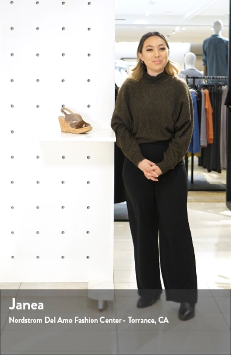 Randie Platform Wedge Slingback Sandal, sales video thumbnail