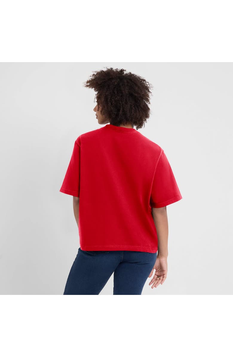 Nike Women's Nike Red Kansas City Chiefs Essential Script Relaxed Boxy T-Shirt, Alternate, color, Red