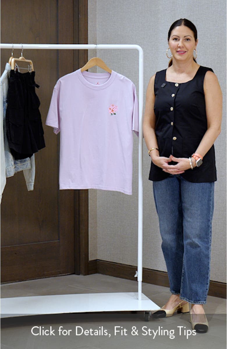 Girlfriend Floral Graphic T-Shirt, sales video thumbnail