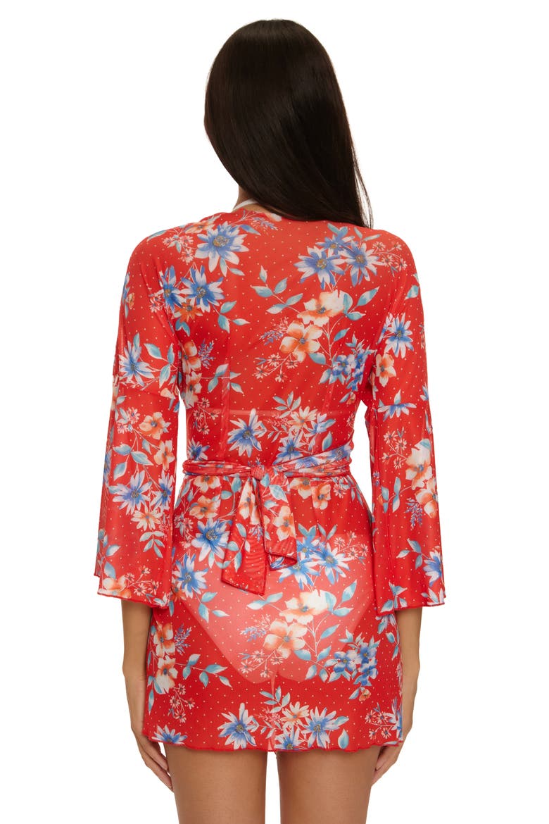Countryside Floral Convertible Mesh Cover-Up, Alternate, color, RED MULTI