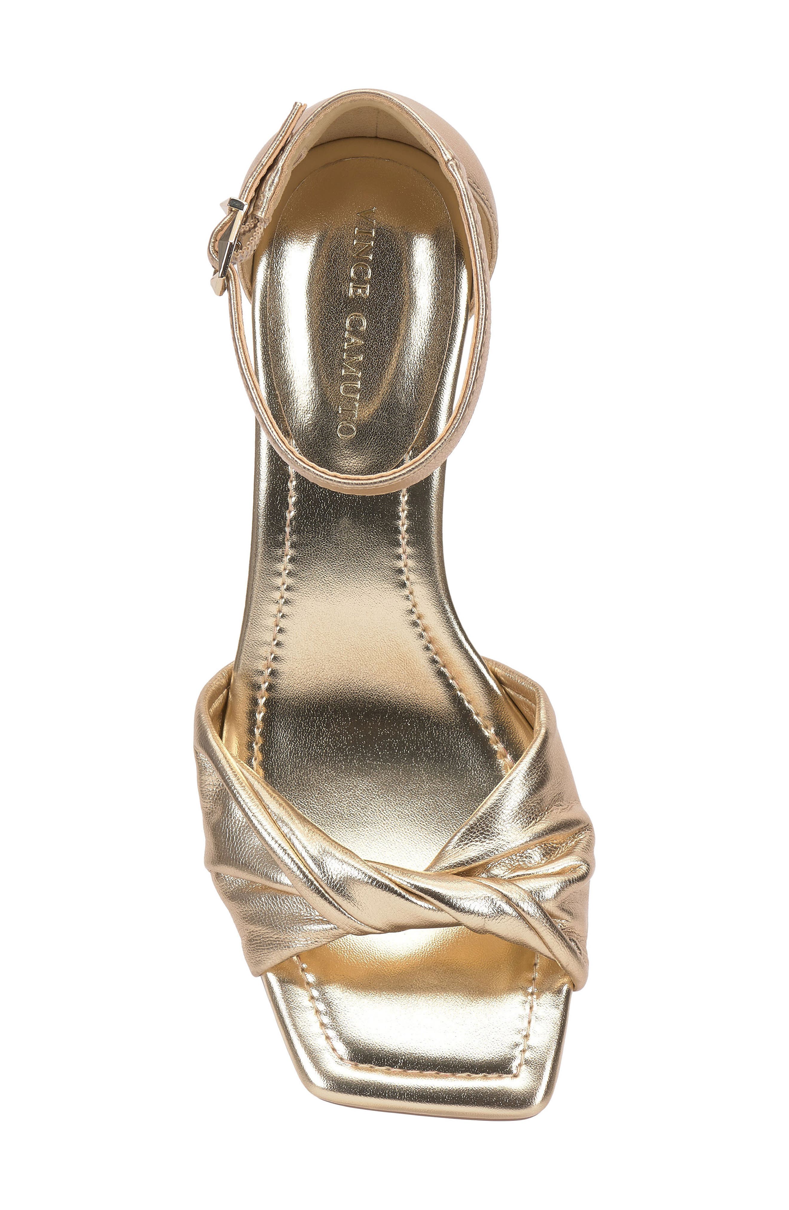 Vince Camuto Verenna Sandal, Alternate, color, Egyptian Gold Metallic