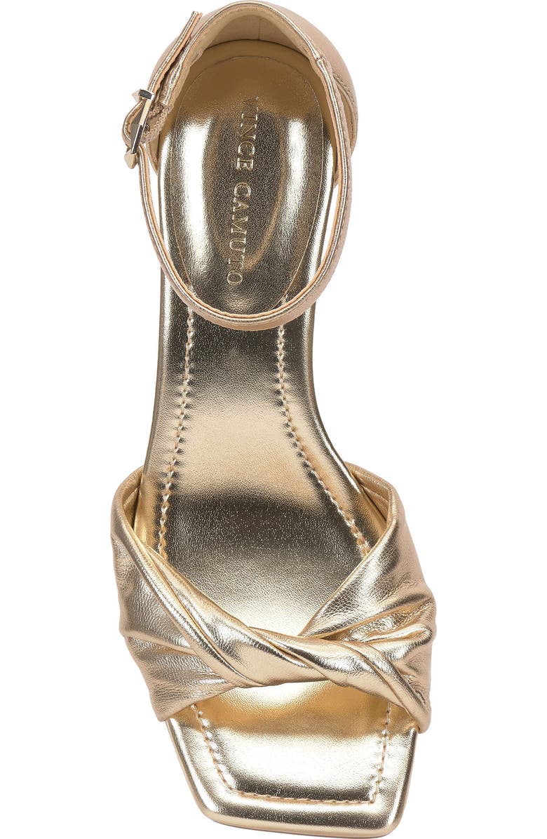 Vince Camuto Verenna Sandal, Alternate, color, Egyptian Gold Metallic