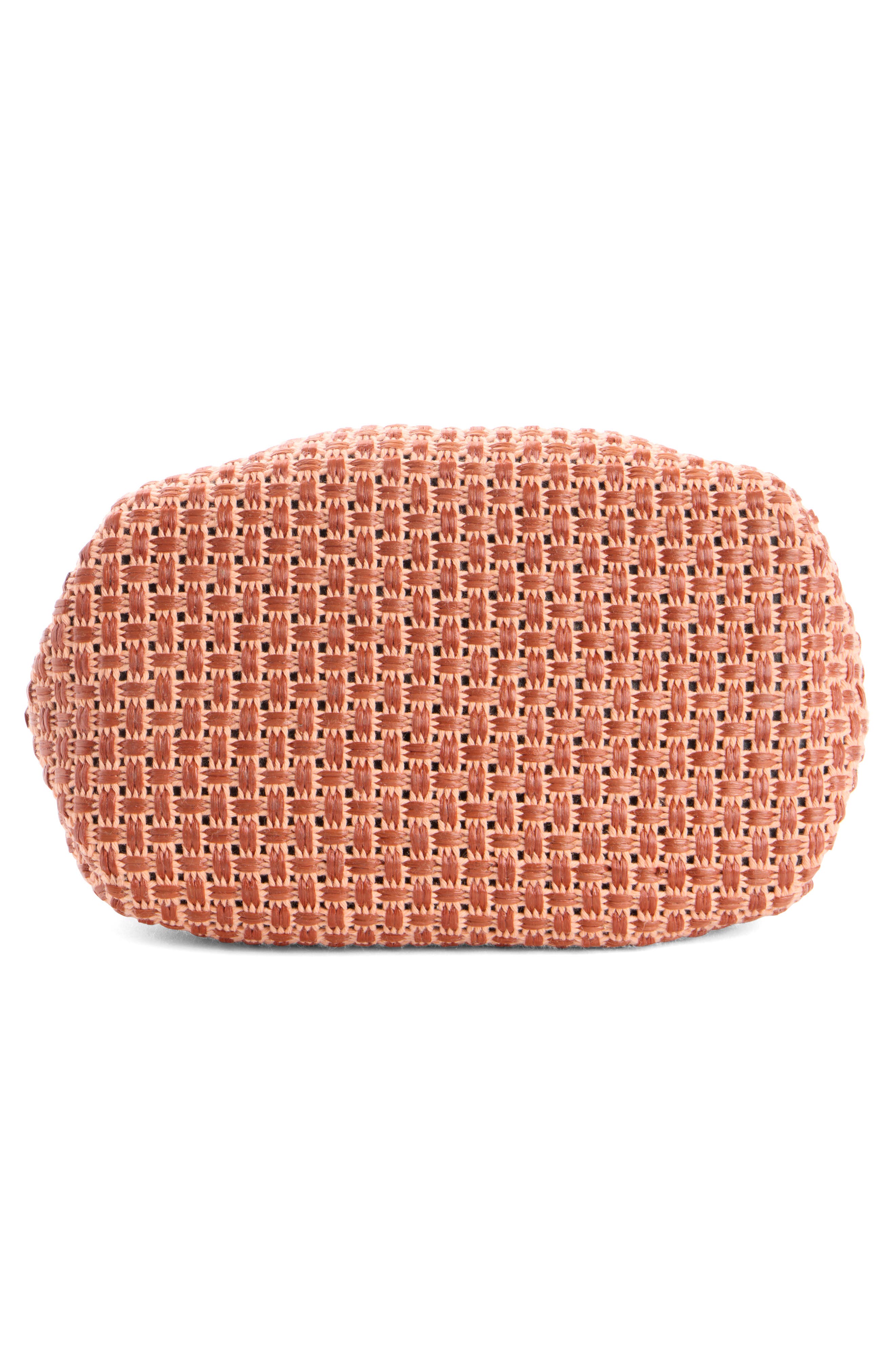 Dries Van Noten Pleated Woven Crossbody Bag, Alternate, color, Wood 710