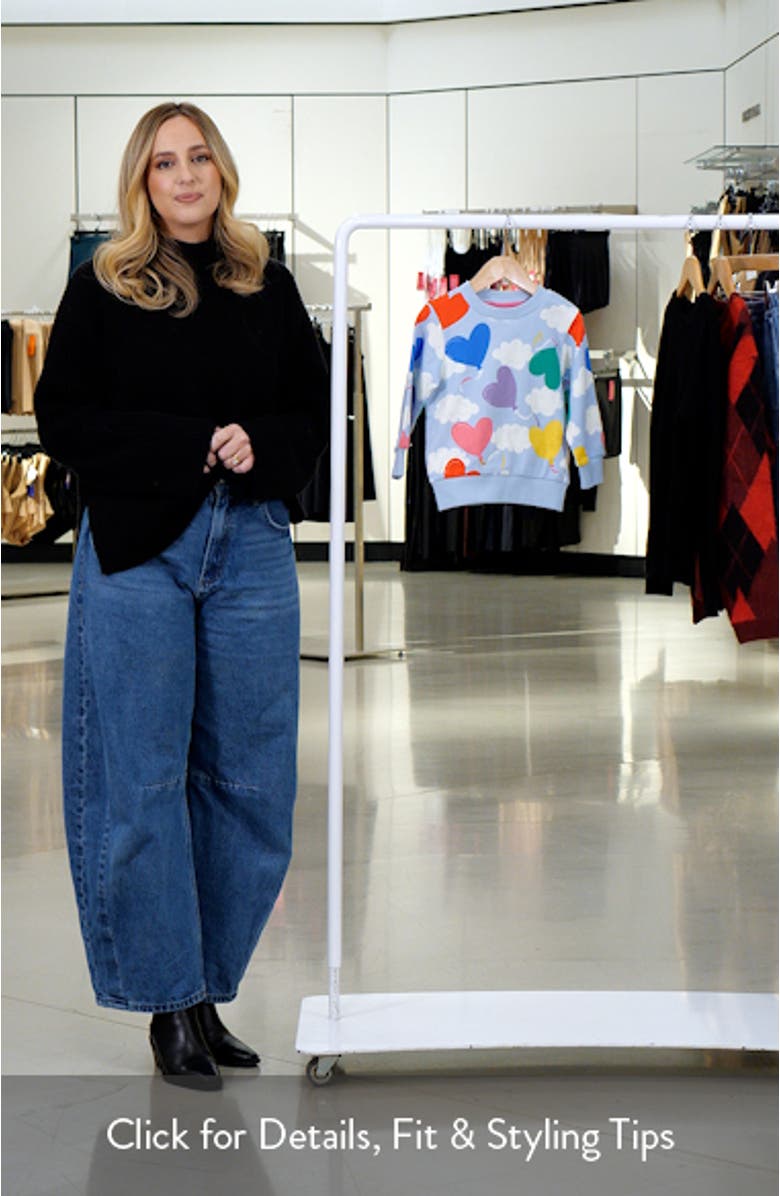 Kids' Heart Balloon Sweatshirt, sales video thumbnail