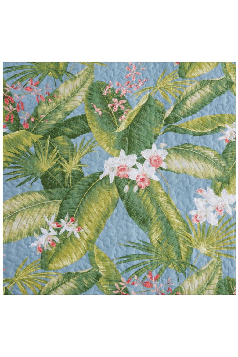Aregada Dock Sky Cotton Quilt & Sham Set, Alternate, color, SKY BLUE