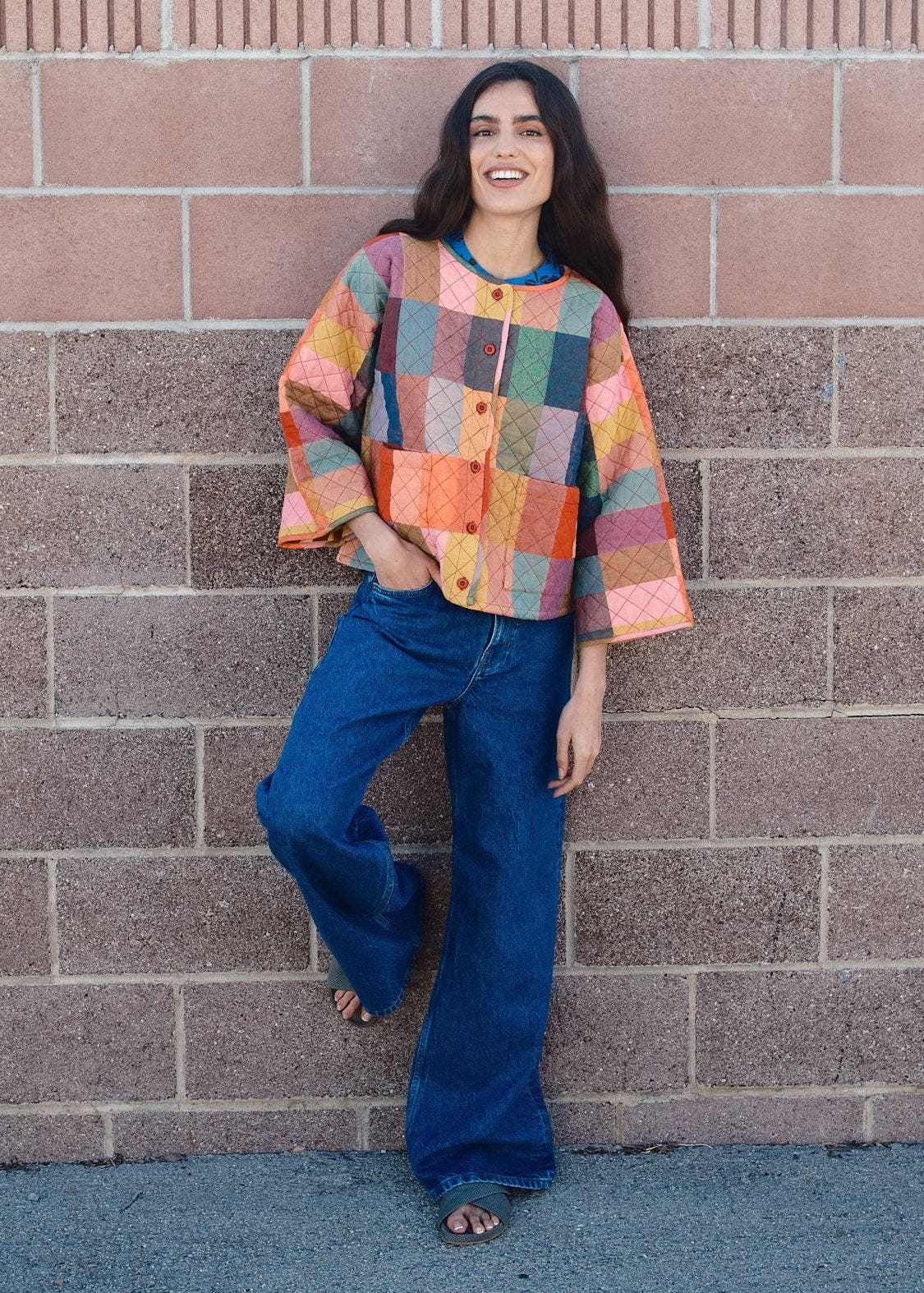 Amara Quilted and Reversible Cardi Jacket Glossary - image 2