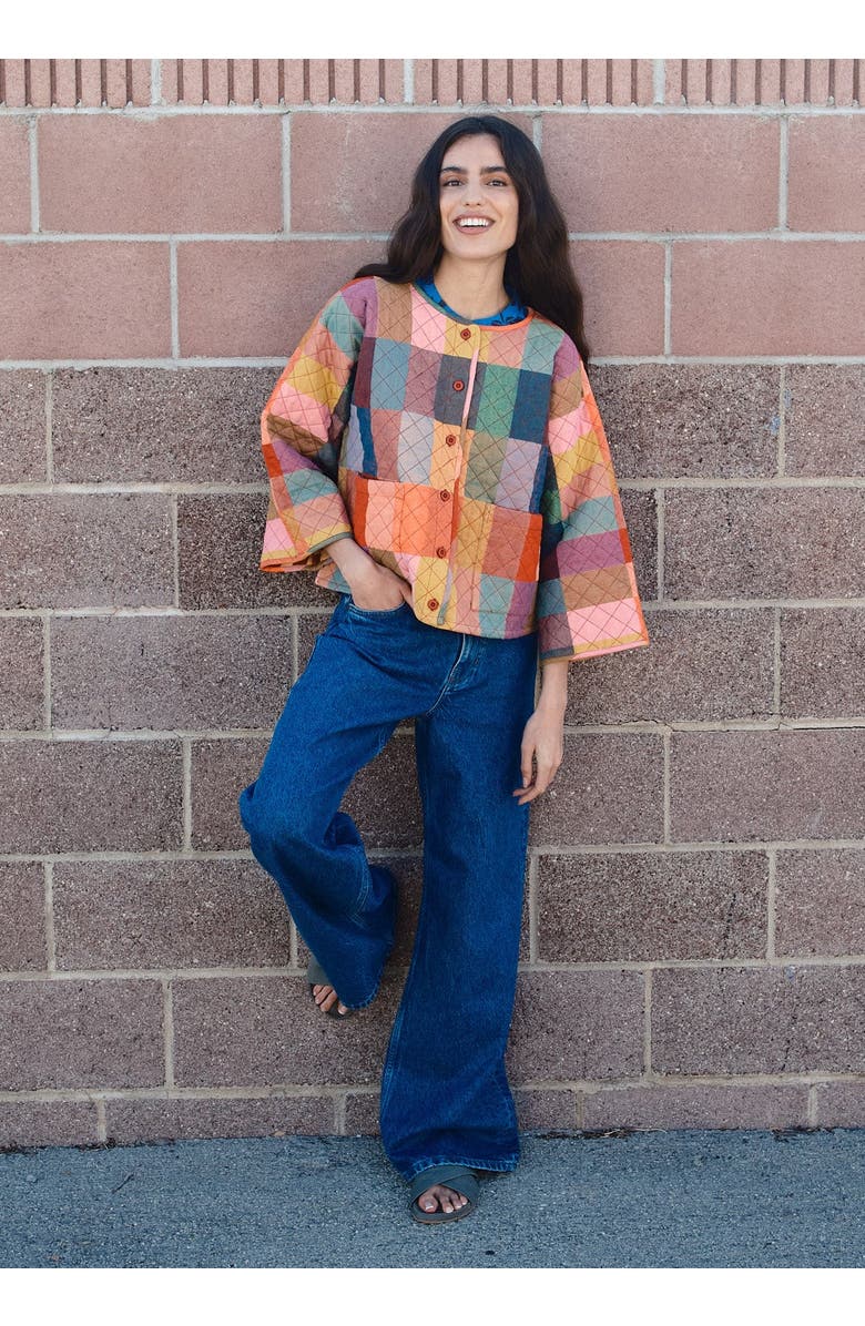 Ace & Jig Amara Quilted and Reversible Cardi Jacket Glossary, Alternate, color, Glossary