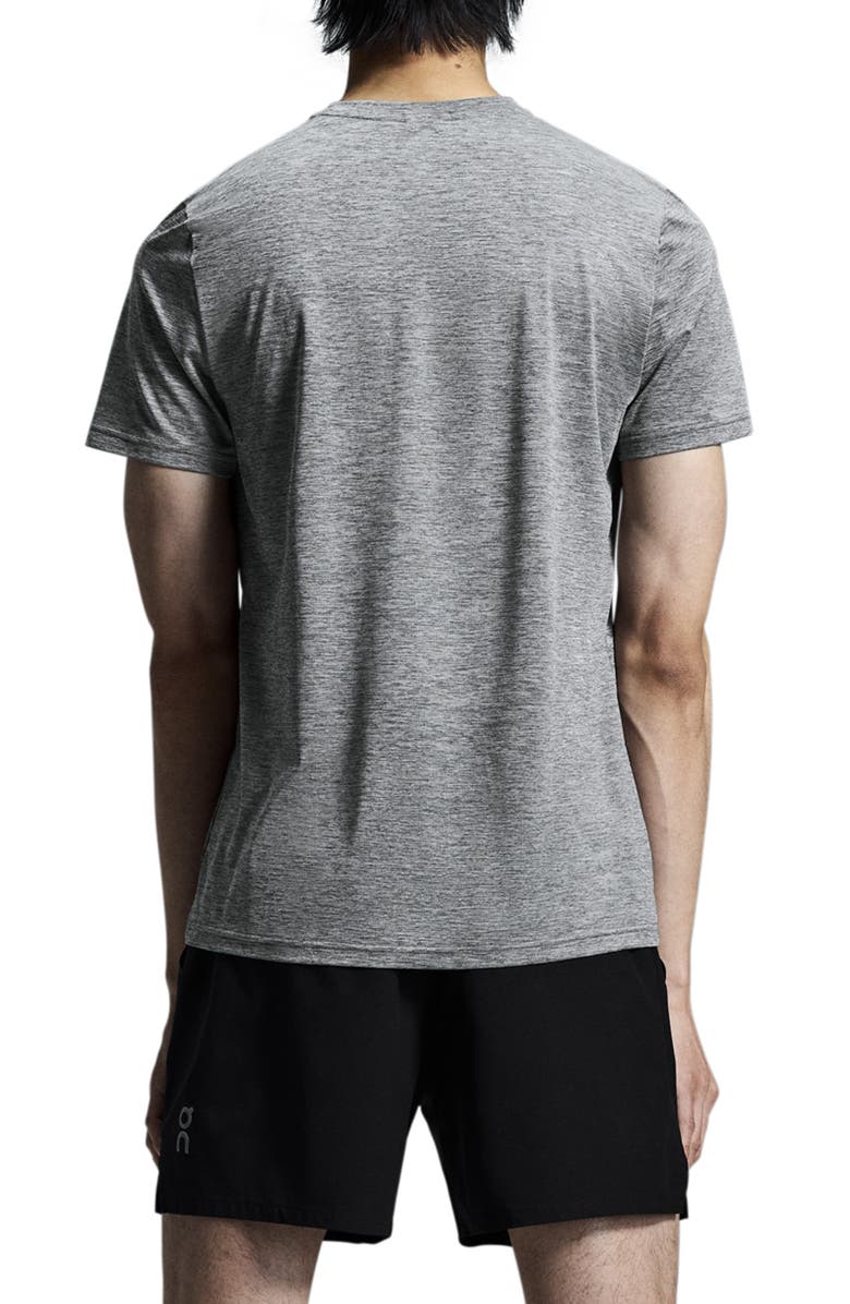 On Core-T Running T-Shirt, Alternate, color, Heather Gray