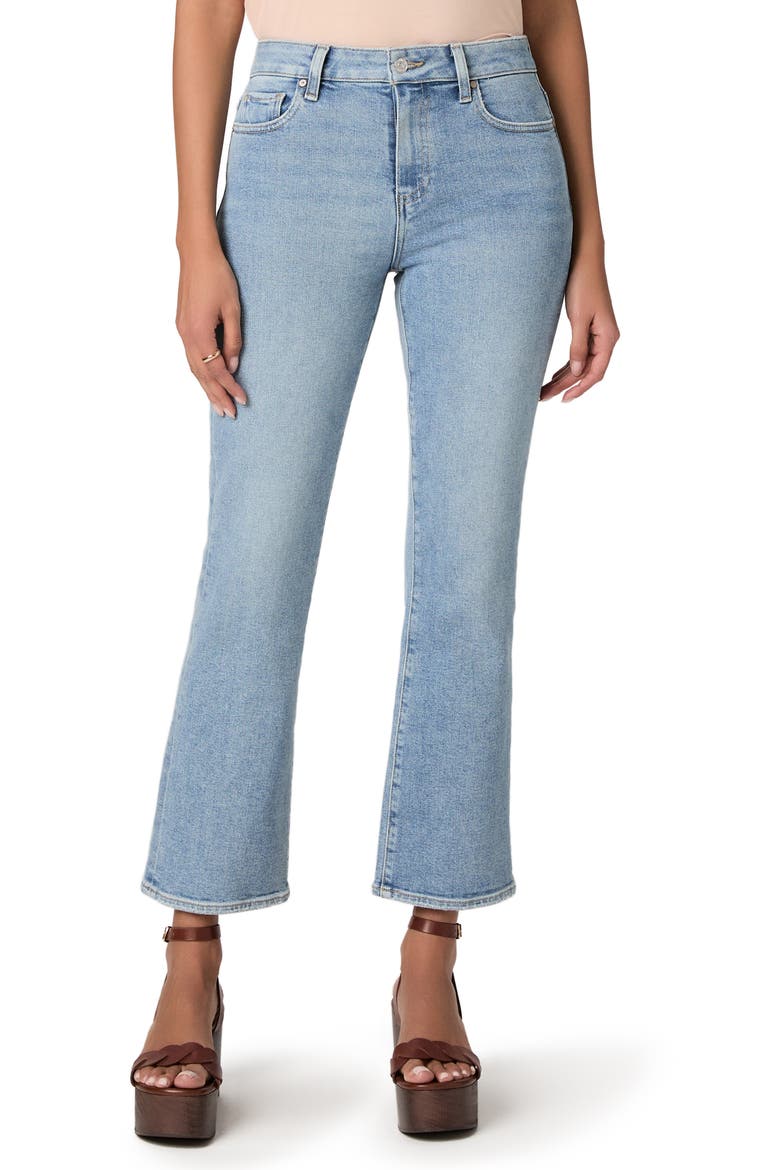 Mason Mid Rise Crop Bootcut Jeans, Main, color, DIVINE