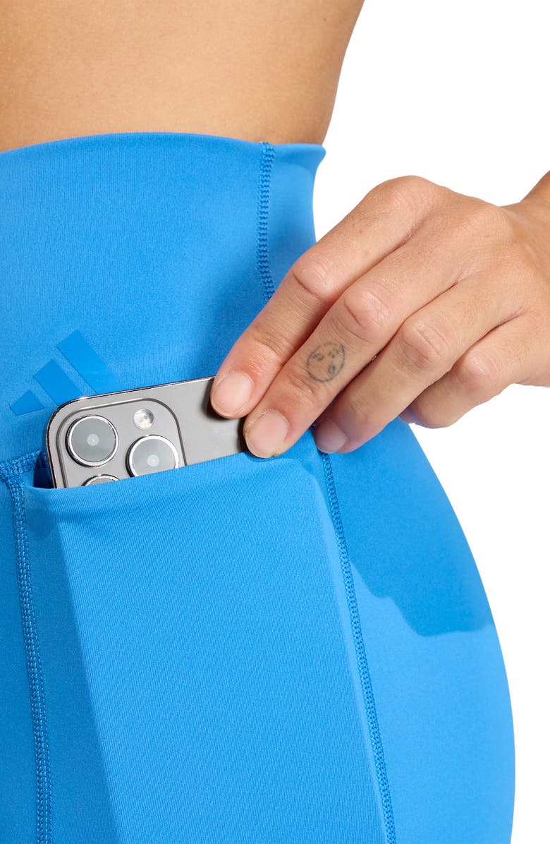 adidas Optime Workout Full Leggings, Alternate, color, Ray Blue