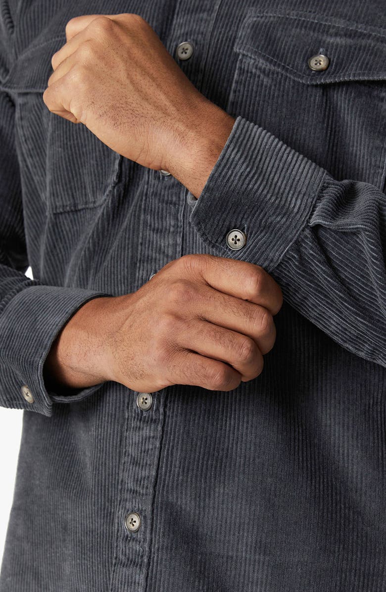 34 Heritage Corduroy Overshirt, Alternate, color, Iron Gate
