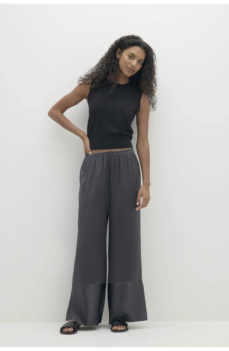 NAKED CASHMERE Sylvie Cashmere Sweater Vest, Main, color, Black