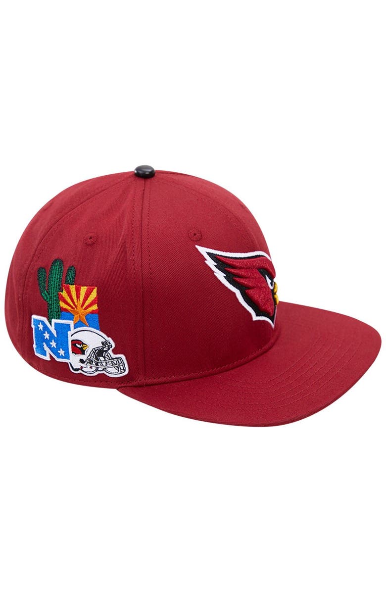 PRO STANDARD Men's Pro Standard Cardinal Arizona Cardinals Hometown Snapback Hat, Main, color, Cardinal