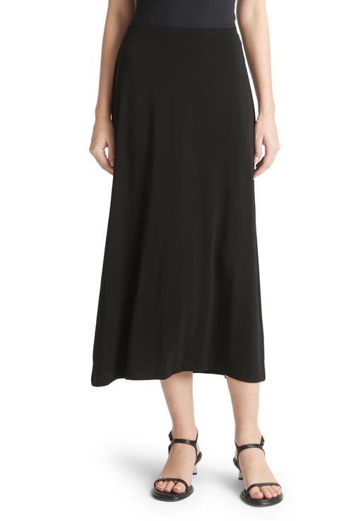 Pull-On Midi Skirt