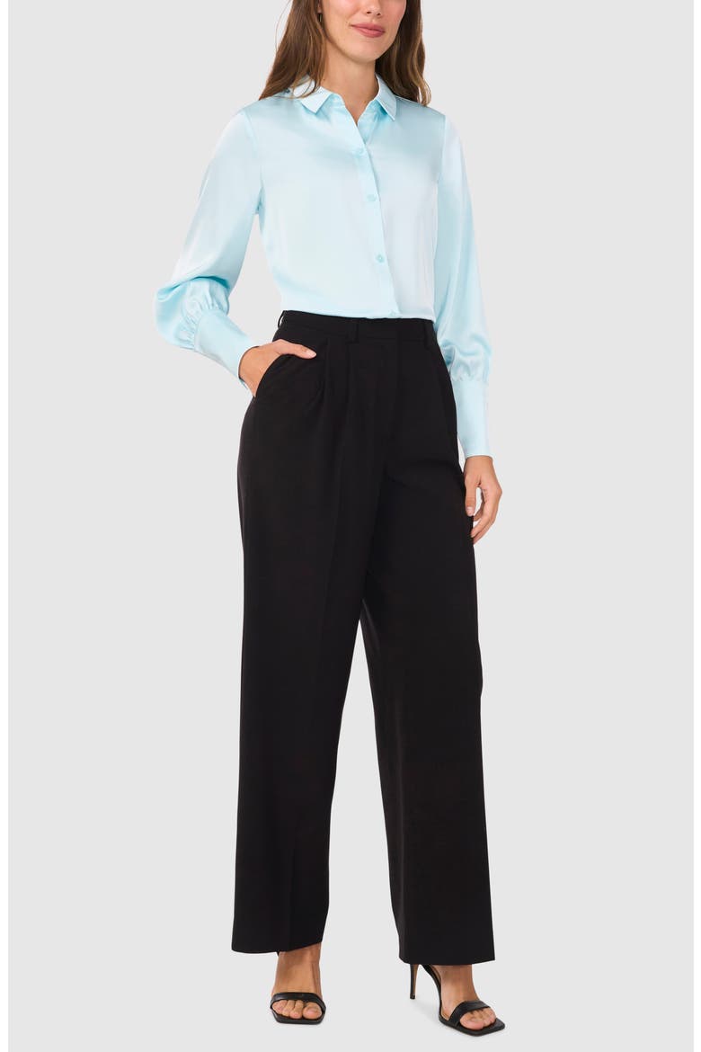 Button-Up Shirt, Alternate, color, ICED AQUA