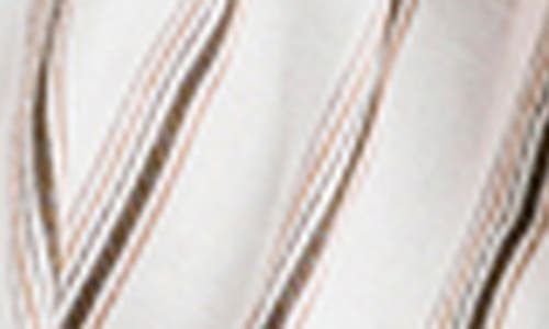 Vitamin A ® Playa Stripe Oversize Organic Cotton & Linen Cover-up Shirt In Multi