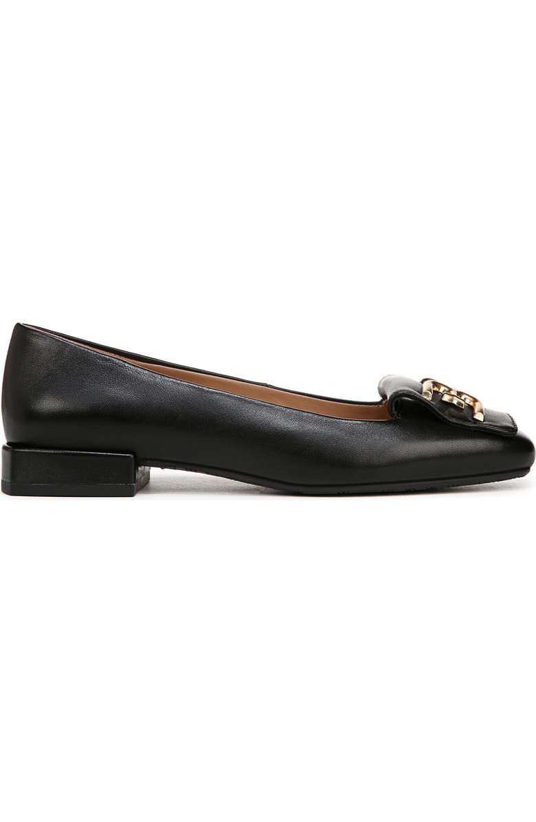 Sam Edelman Emina Square Toe Flat, Alternate, color, Black
