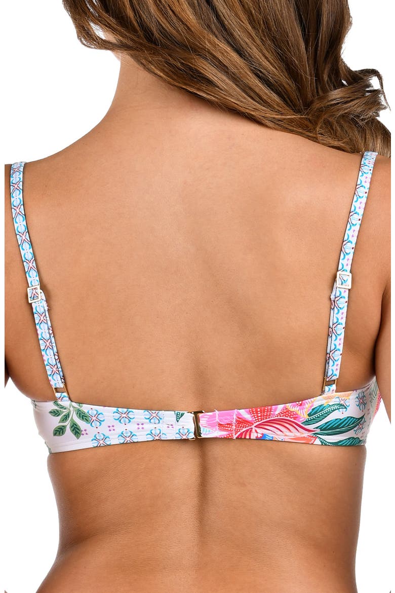 Riviera Wrap Bikini Top, Alternate, color, WHITE