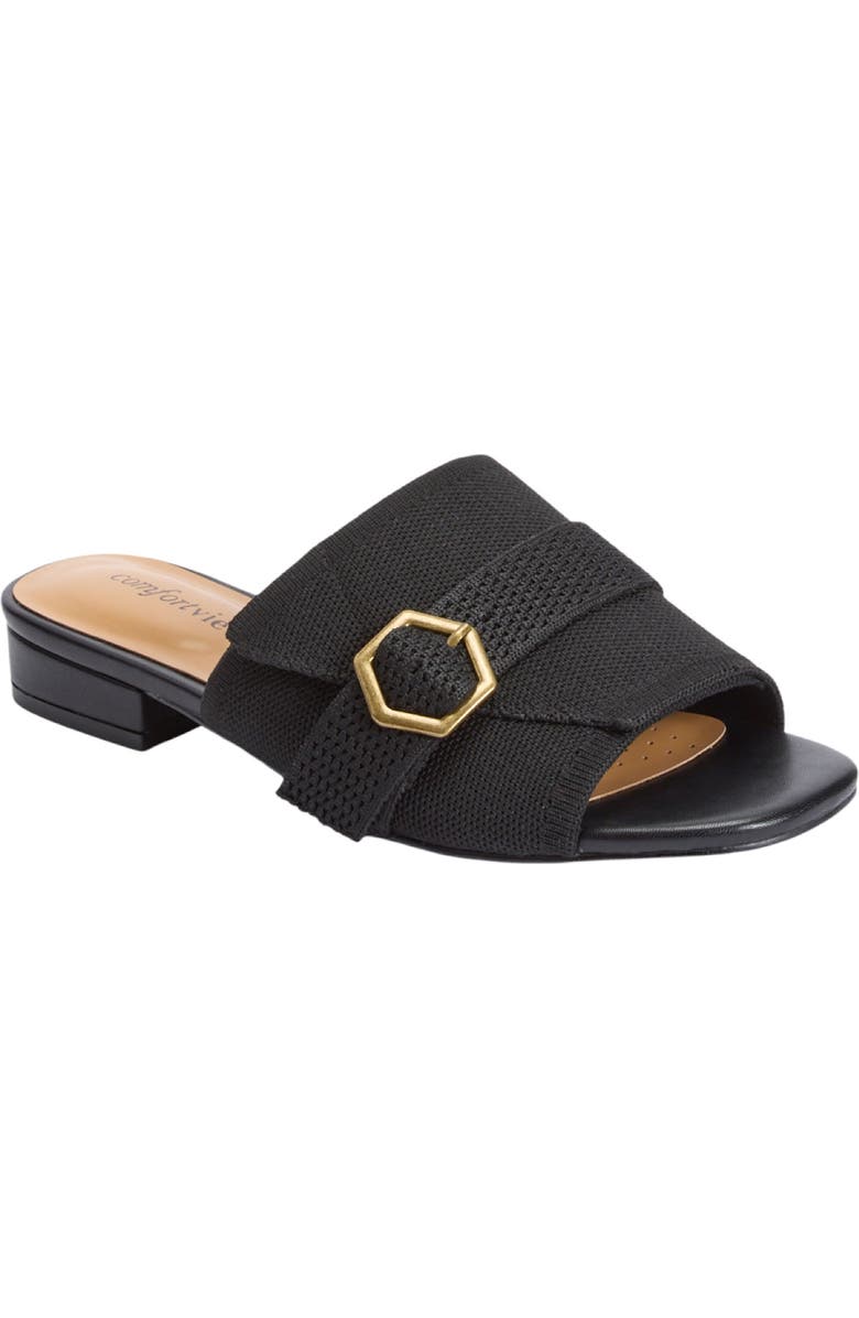 Comfortview The Holden Slip On Mule, Main, color, Black