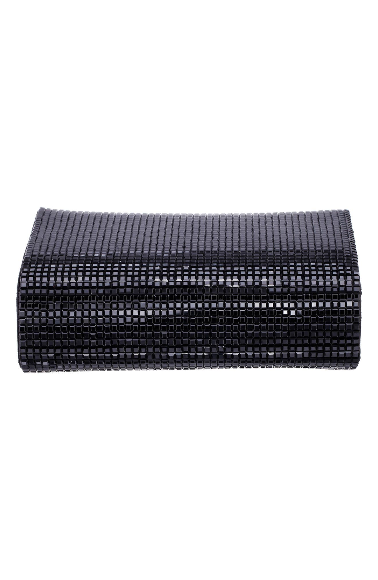 Nina Rhinestone Convertible Clutch, Alternate, color, 