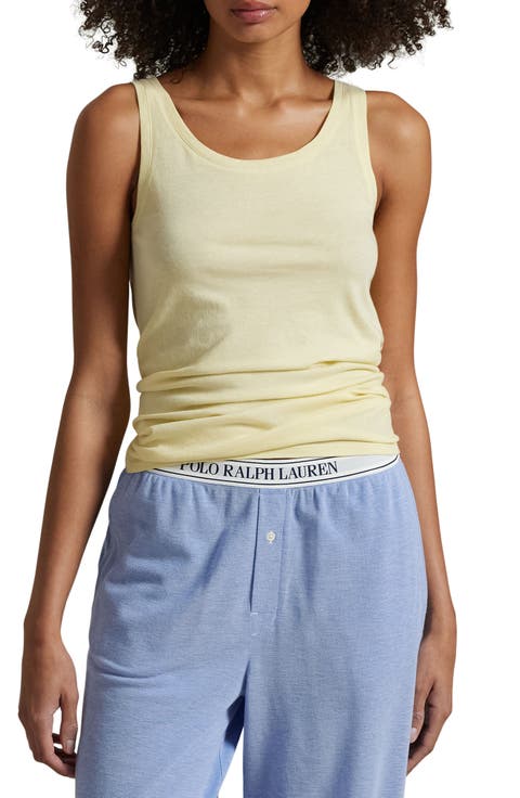 Long & Lean Cotton Jersey Lounge Tank