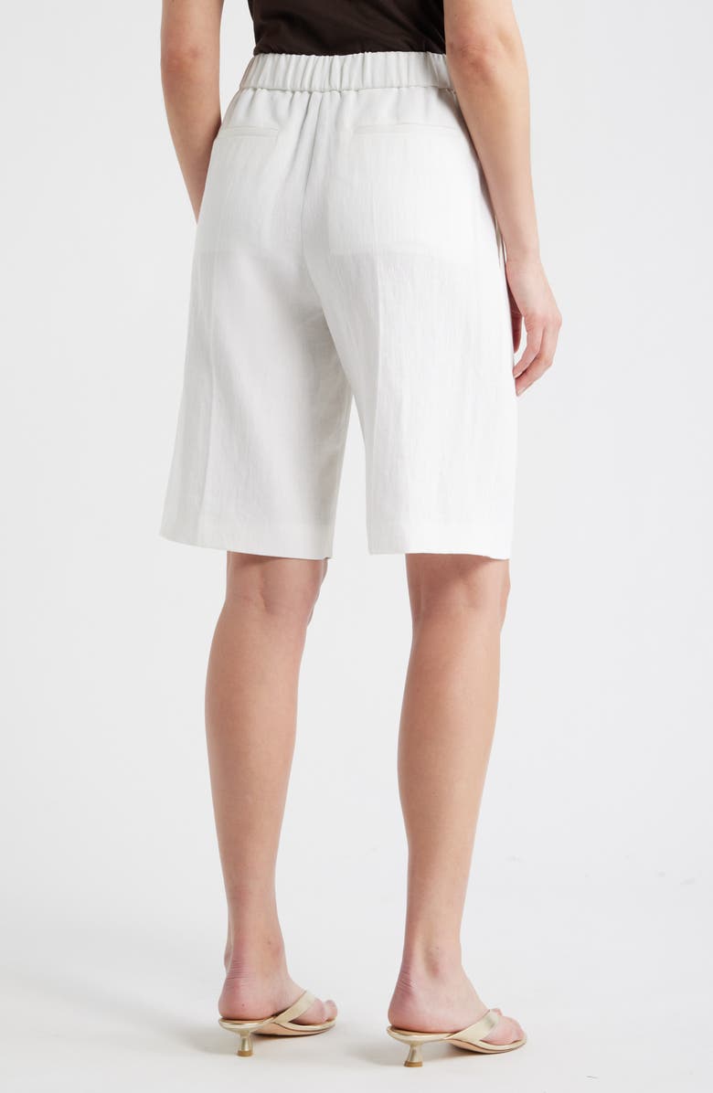 BOSS Tianala Wide Leg Shorts, Alternate, color, Bright White