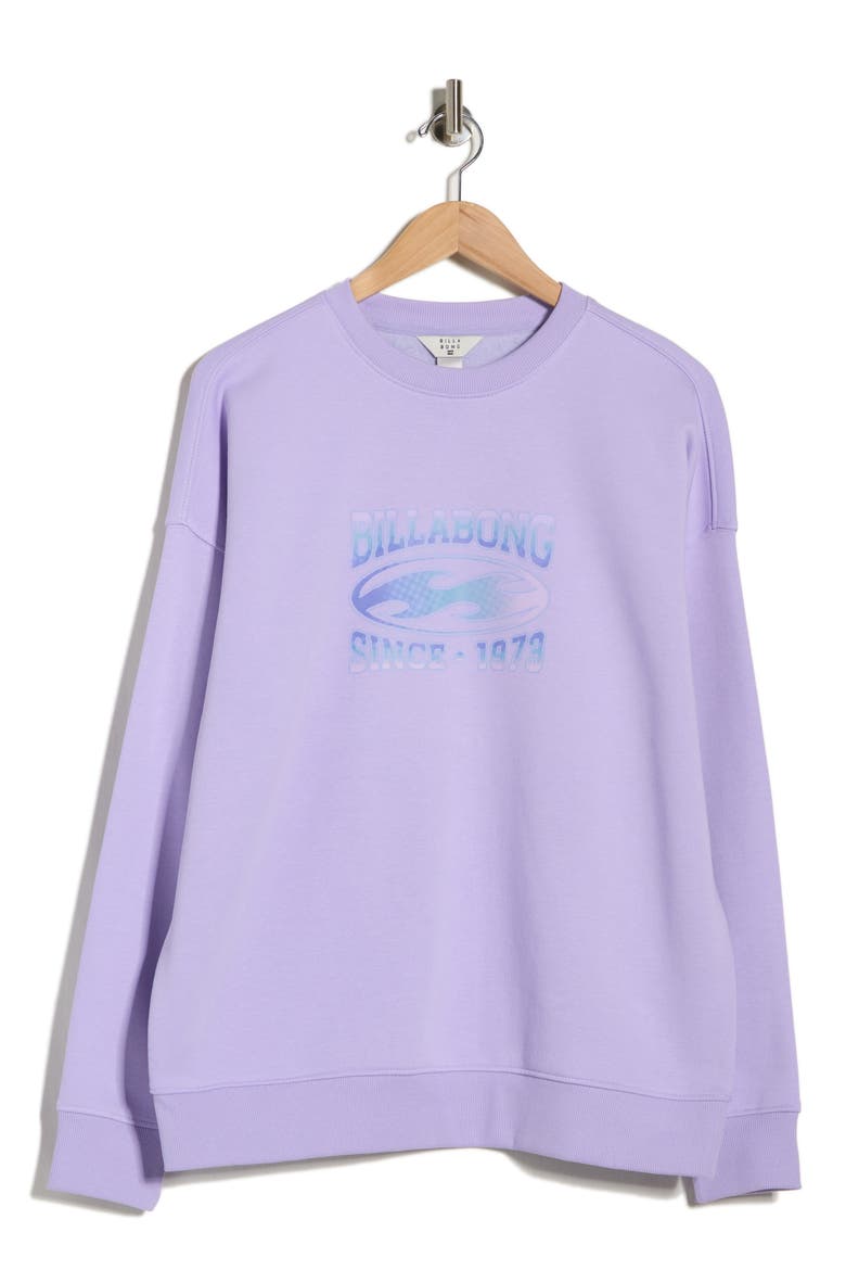 Surfside Oversized Graphic Sweatshirt, Alternate, color, LAVENDER