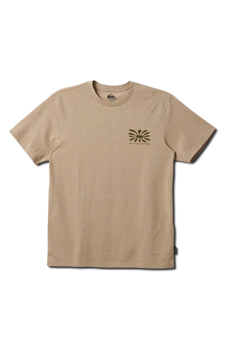 Quiksilver Free Bird Modern Graphic T-Shirt, Main, color, Twill Heather