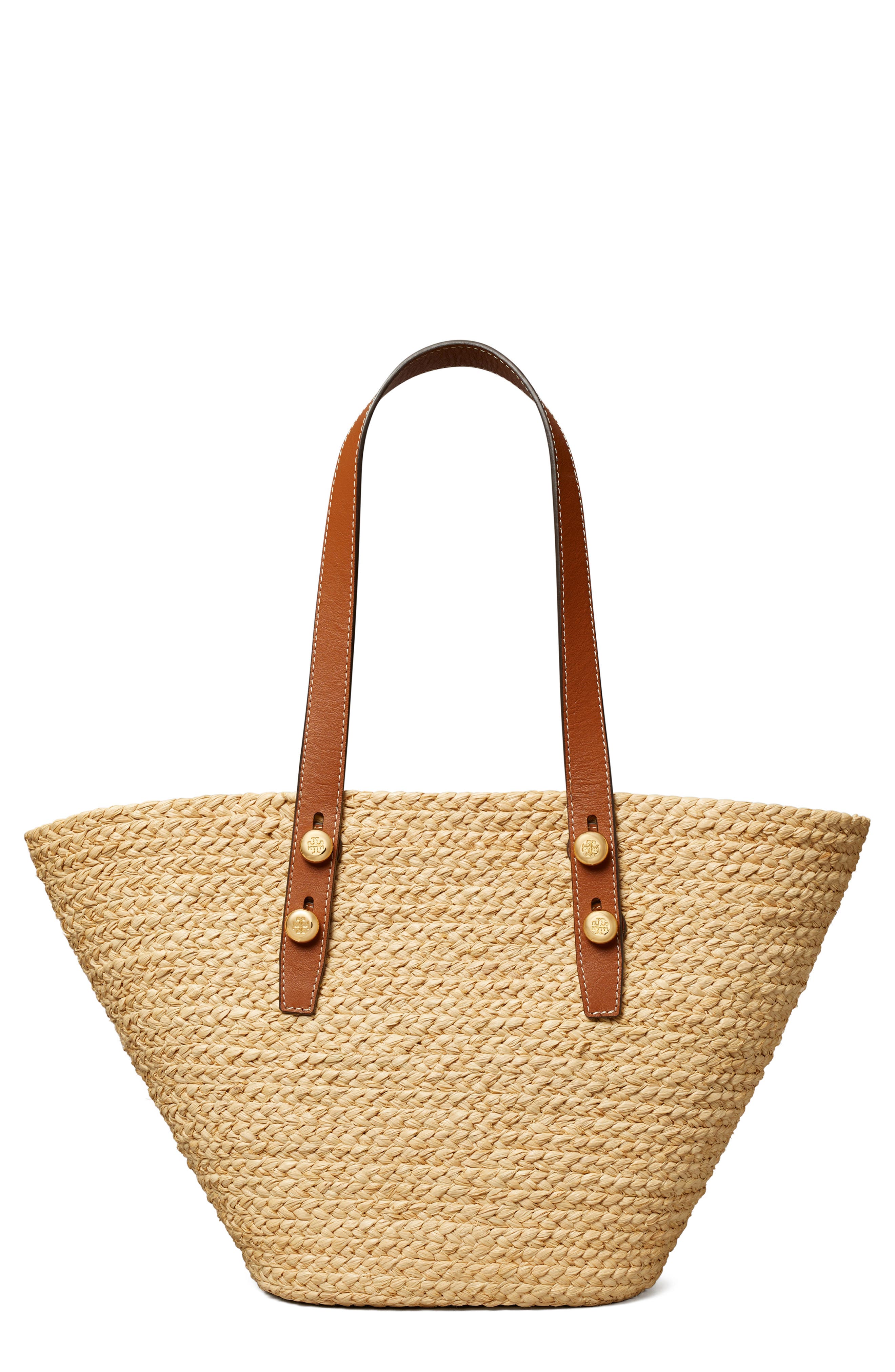 Small Romy Basket Tote, Main, color, NATURAL
