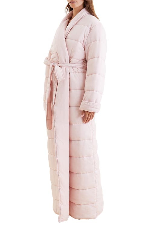 Papinelle Cuddle Puffa Maxi Robe In  Pink