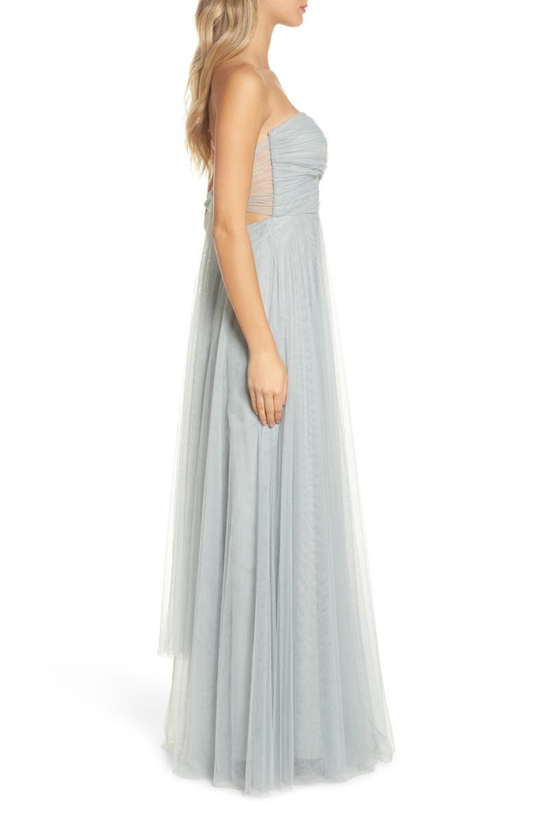 Jenny Yoo Julia Convertible Soft Tulle Gown, Alternate, color, 
