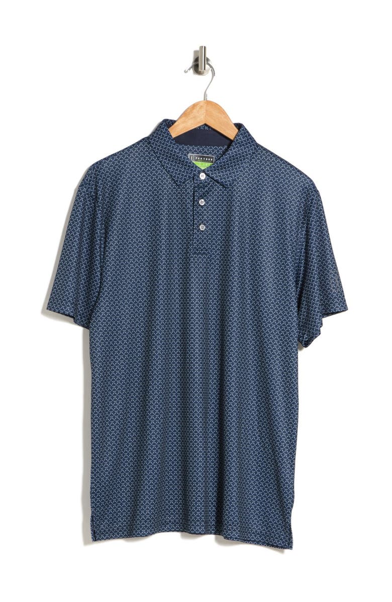PGA TOUR Printed Short Sleeve Golf Polo, Alternate, color,