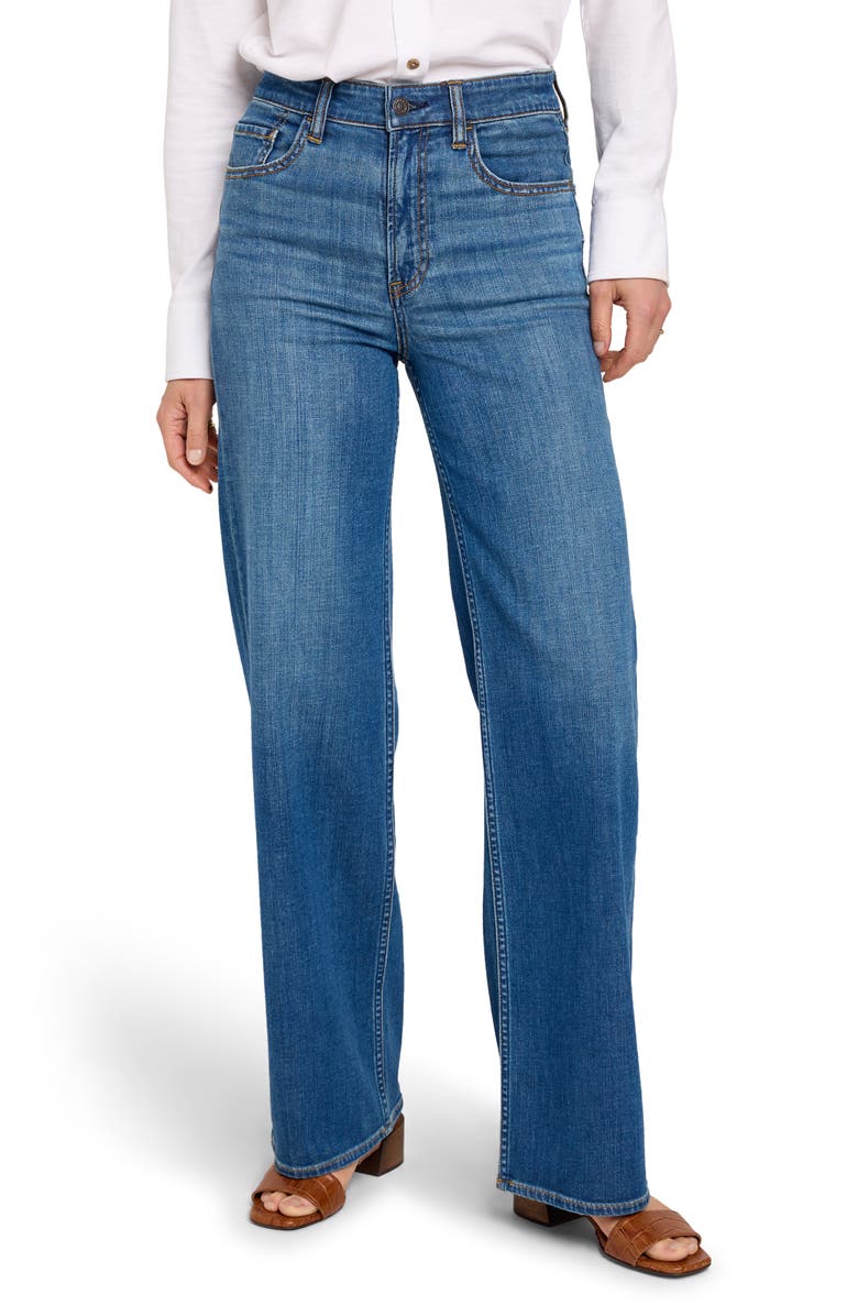 Faherty Dream High Waist Bootcut Jeans, Main, color, Indigo Coast Wash