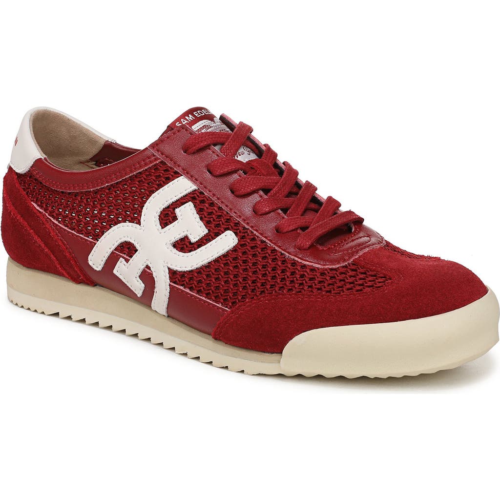 Sam Edelman Ivey Mesh Sneaker In Red