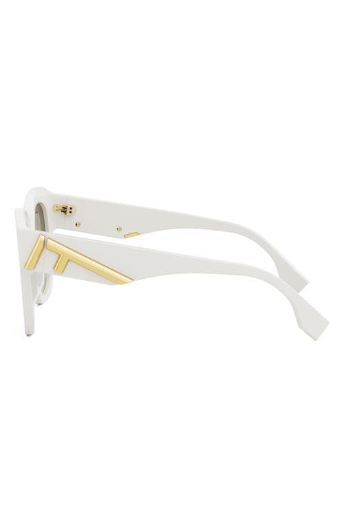 Fendi First Acetate Cat-eye Sunglasses In Brown
