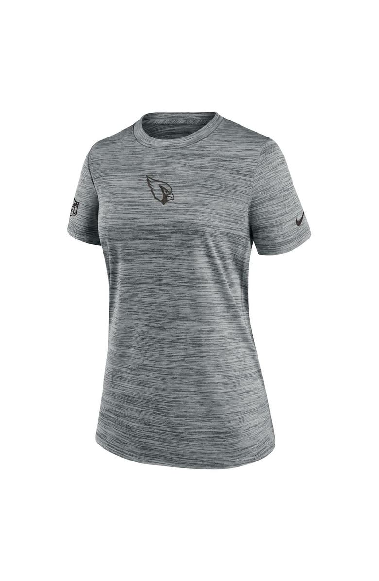 Nike Women's Nike Gray Arizona Cardinals Sideline Velocity Performance T-Shirt, Alternate, color, Gray