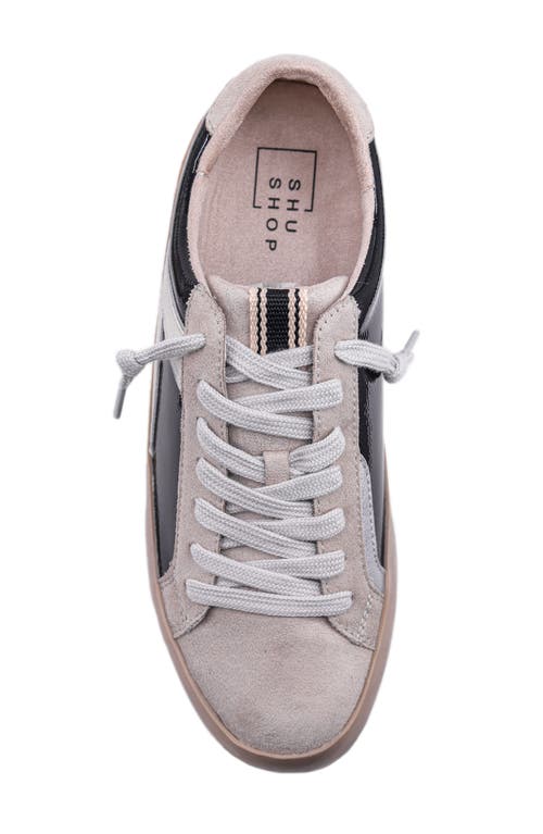 Shushop Robbie Lace-up Sneaker In Black