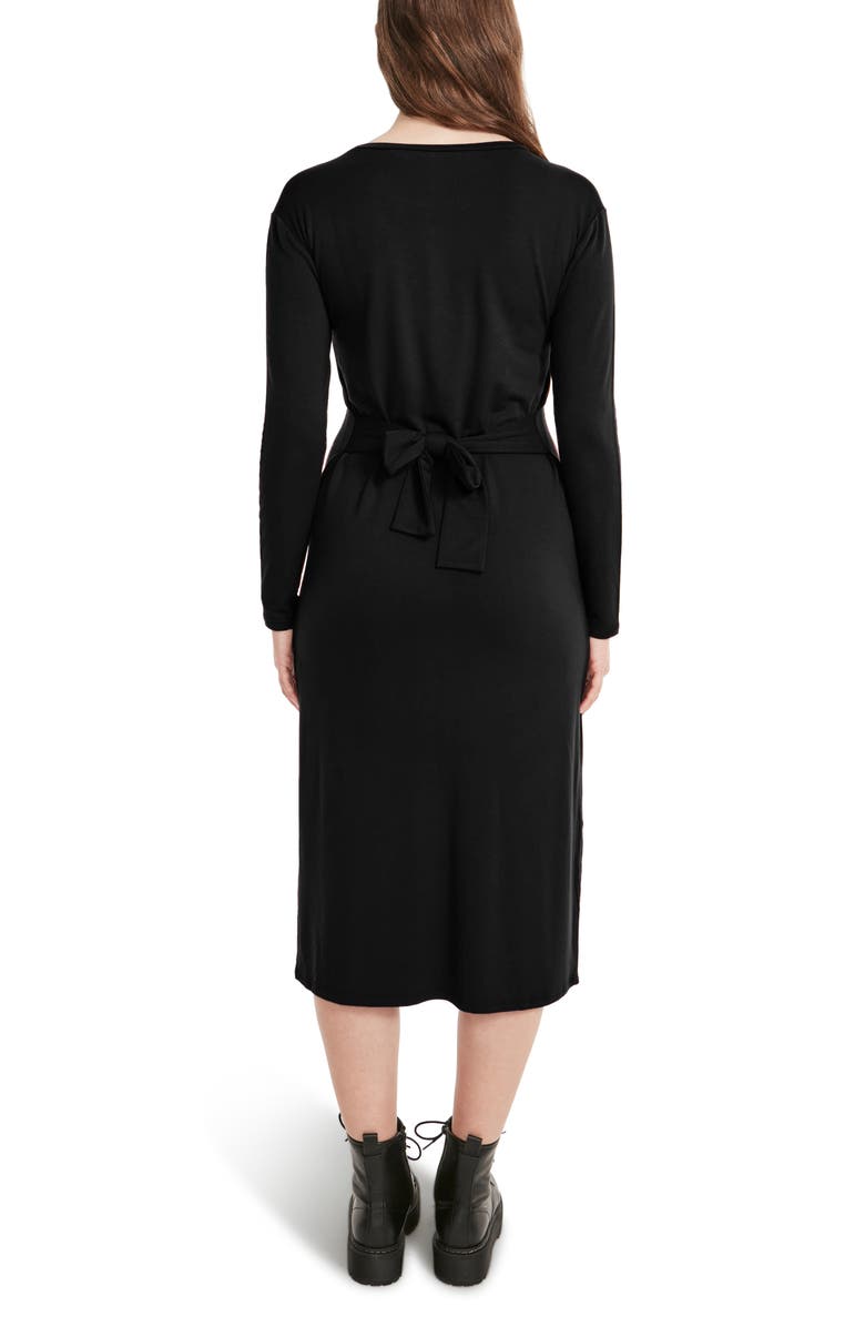 BB Dakota by Steve Madden More Often Than Knot Long Sleeve Dress, Alternate, color, 