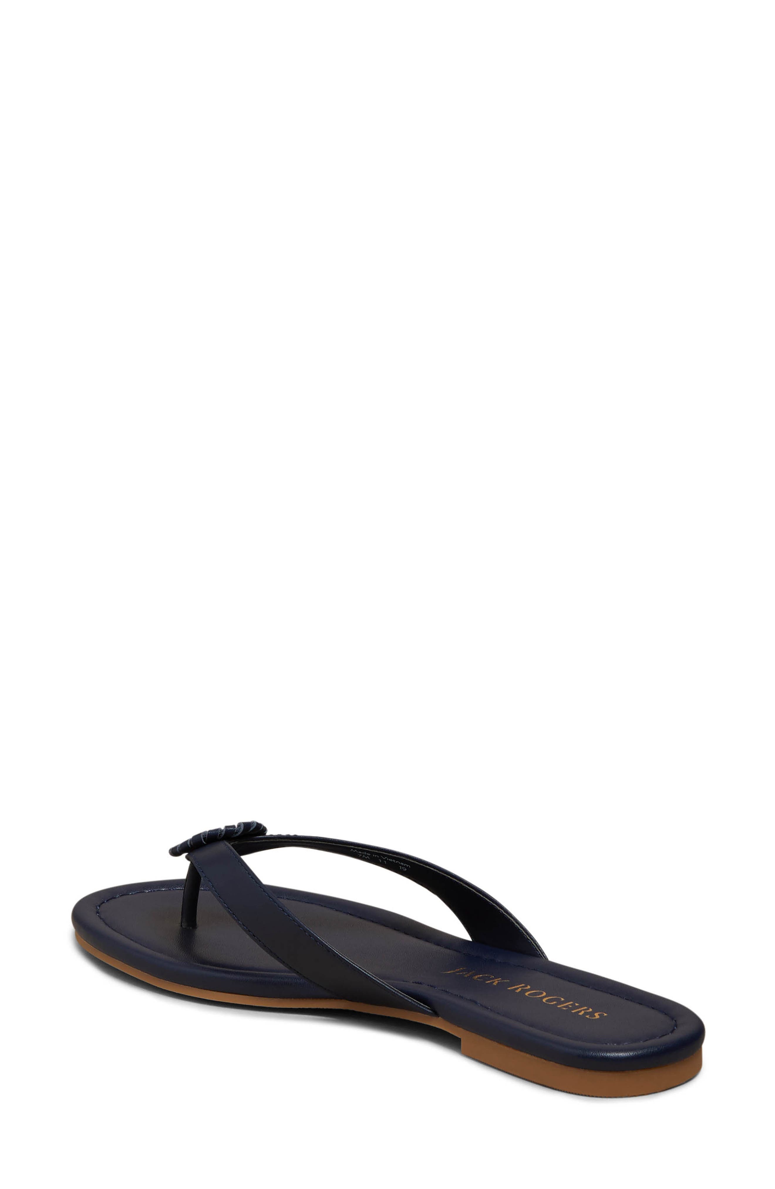 Rowan Flip Flop, Alternate, color, MIDNIGHT LEATHER