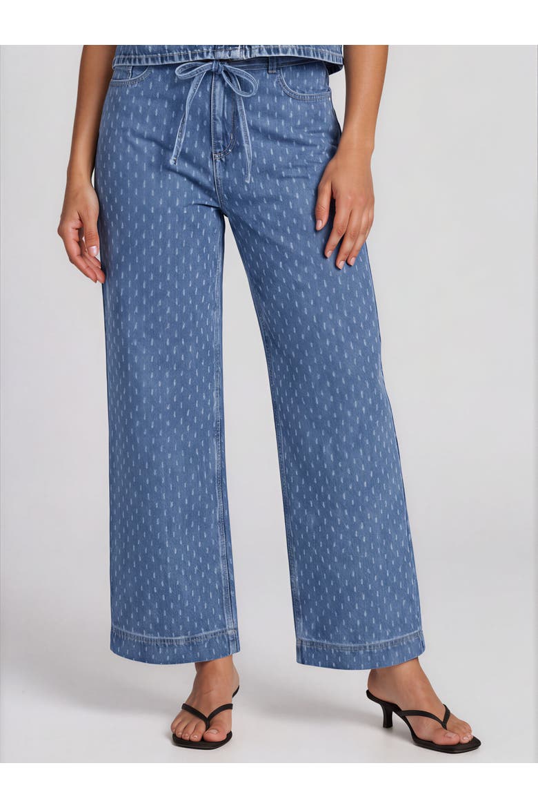 Mid-Rise Wide-Leg Ankle Grazer Jeans, Main, color, Basic Denim