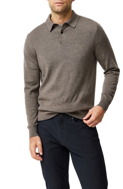 Way Spur Extrafine Merino Wool Polo Sweater
