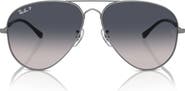 Ray-Ban Old Aviator 58mm Polarized Sunglasses