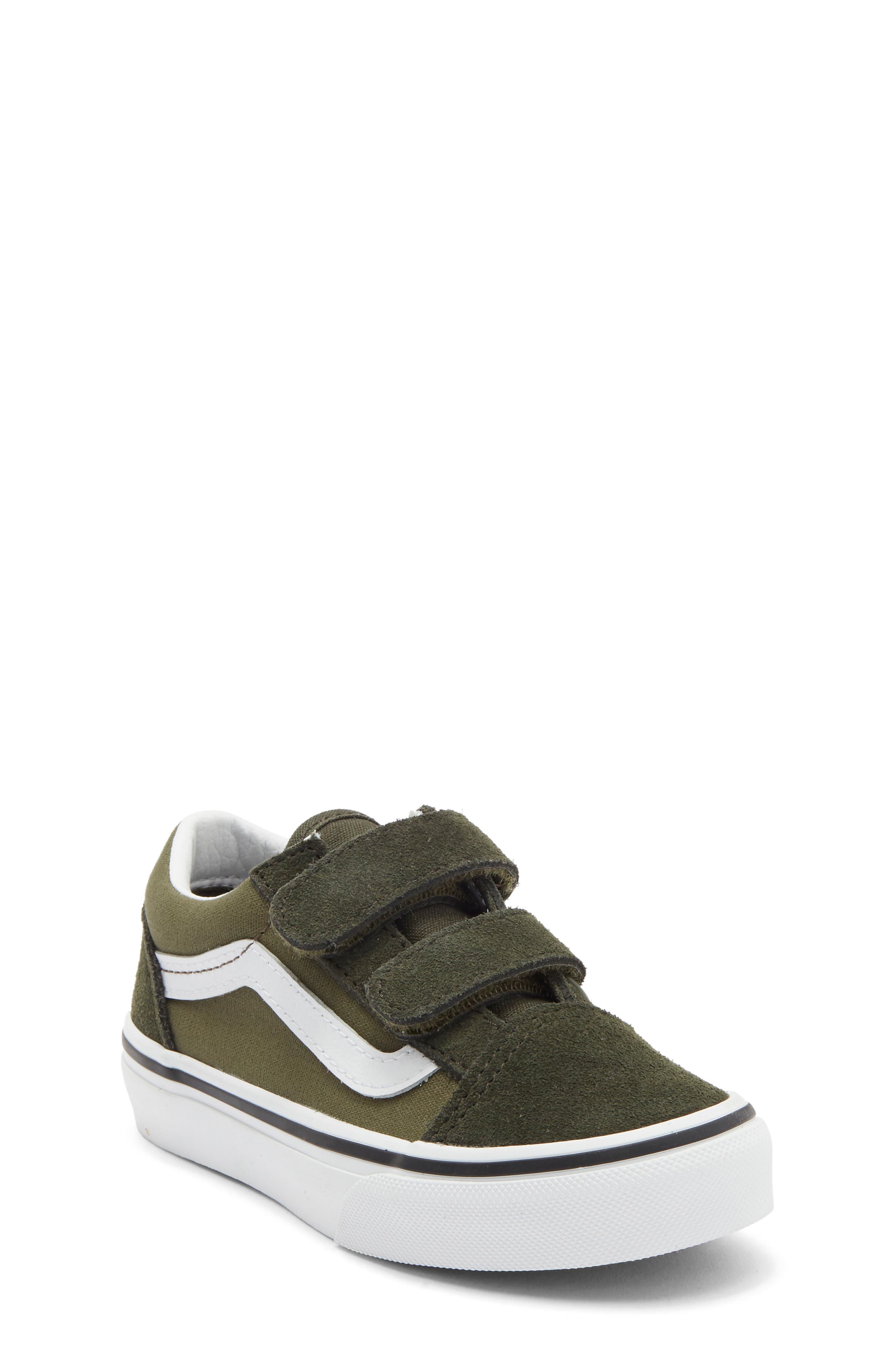 Vans Kids' Old Skool V Sneaker, Main, color, 2-Tone Obsidian Fern