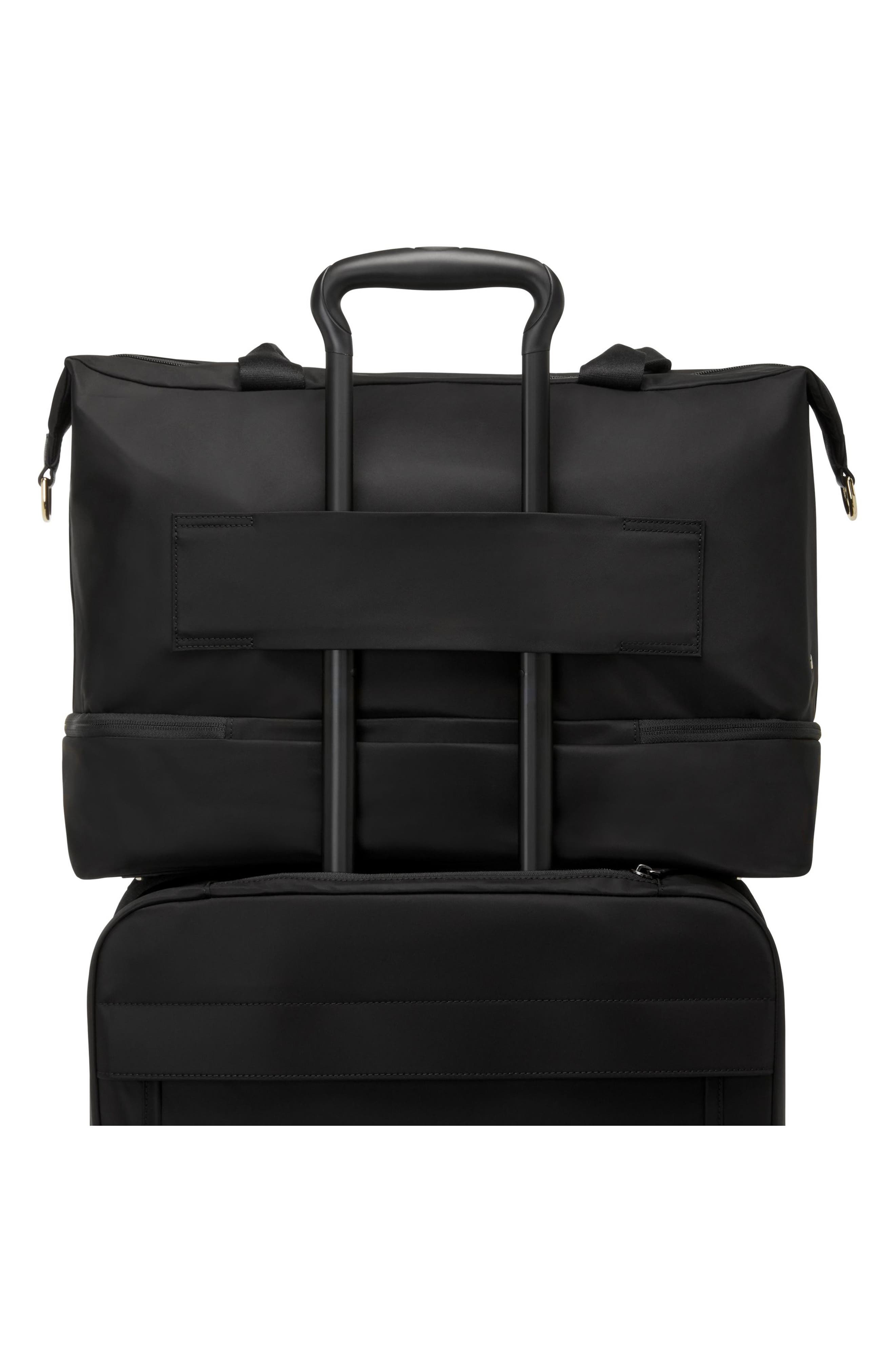 TUMI Voyageur Contine Weekend Bag, Alternate, color, Black/ Gold