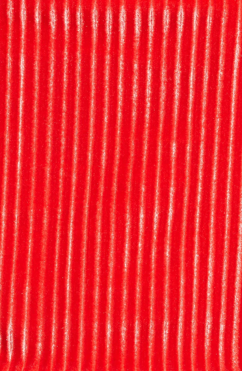 Leith Off the Shoulder Velour Crop Top, Alternate, color, 